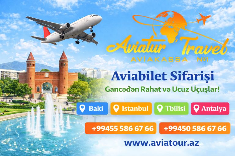 Gəncədə Aviabiletlər